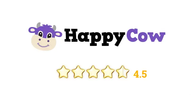 HappyCow評価 4.5
